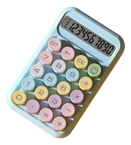 Botones Mecánicos De Calculadora De 10 Dígitos Pantalla