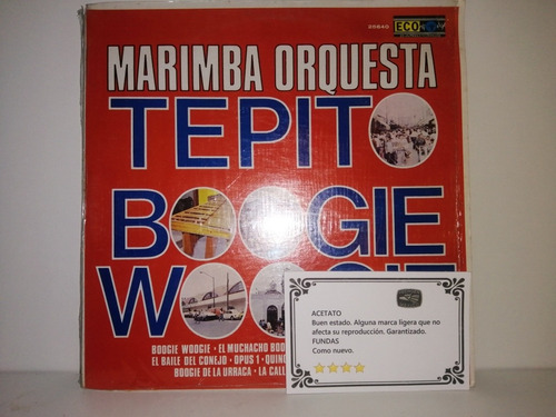Marimba Orquesta Tepito Lp Boogie Woogie