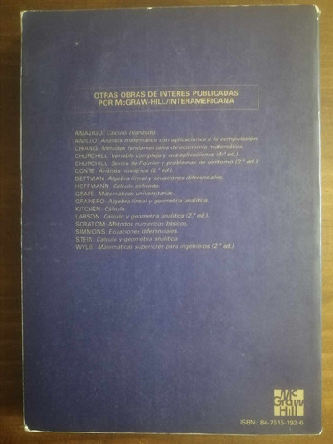 Análisis Real Y Complejo W. Rudin (Usado)