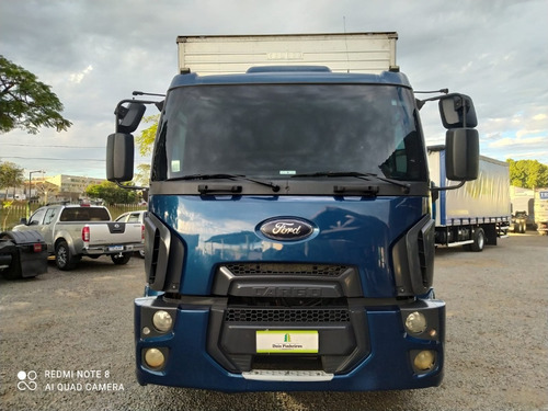 Imagem 2 de 25 de Ford Cargo 1723 - Ano 2013 - Baú Carga Seca Toco