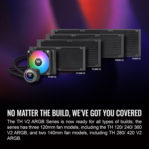 Enfriador Líquido Para Cpu Thermaltake Th360 Argb Sync V2 Ne