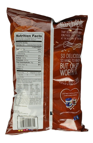 Patatas Fritas Onduladas Hickory Barbacoa Con Sabor De Lay,