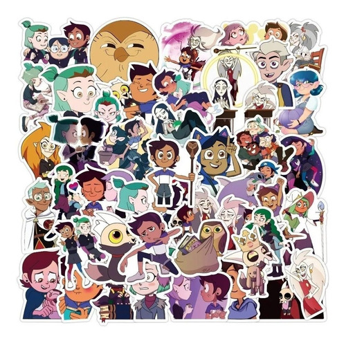 Imagen 3 de 4 de The Owl House - Set De 50 Stickers / Calcomanias / Pegatinas