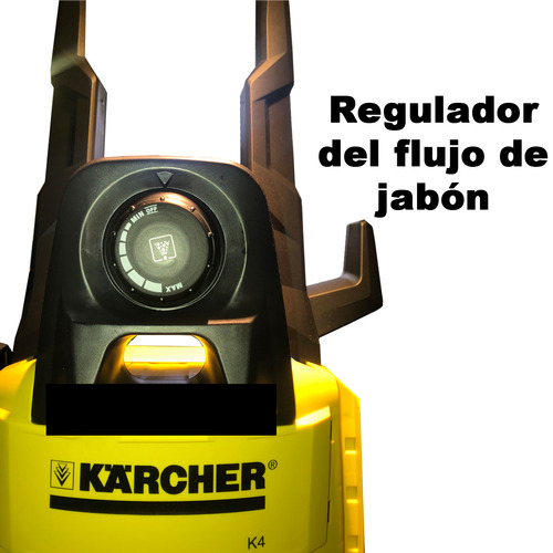 Hidrolavadora eléctrica Kärcher Home & Garden K4 11801660 amarillo y negra de 1.8kW con 13MPa de presión máxima 220V - 50Hz