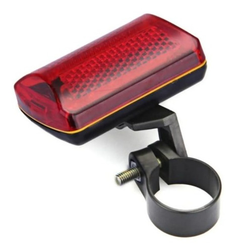 Imagem 2 de 9 de Lanterna Traseira Para Bike 5 Leds A Pilha Ep27393