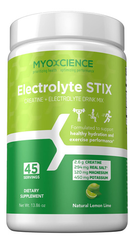 Myoxcience Electrolyte Stix | Sal Real, Electrolitos, Potasi