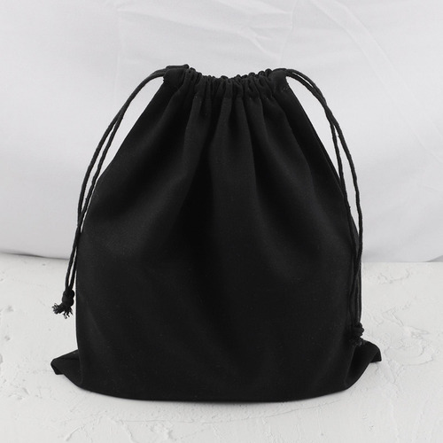 2 Bolsas De Almacenamiento Con Cordón Liso De Lona De