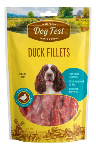 Snack Para Perro Dog Fest Filetes De Pato 90gr