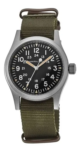 Reloj Hamilton H69439931 Khaki Field Mecanic Agente Oficial