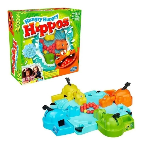 Hippos Glotones Juego Mesa Didáctico Niños Hasbro Original