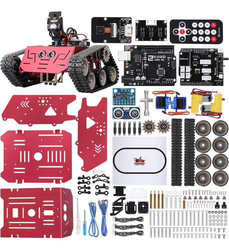 Kit De Tanque Robot Conqueror Compatible Con Arduino