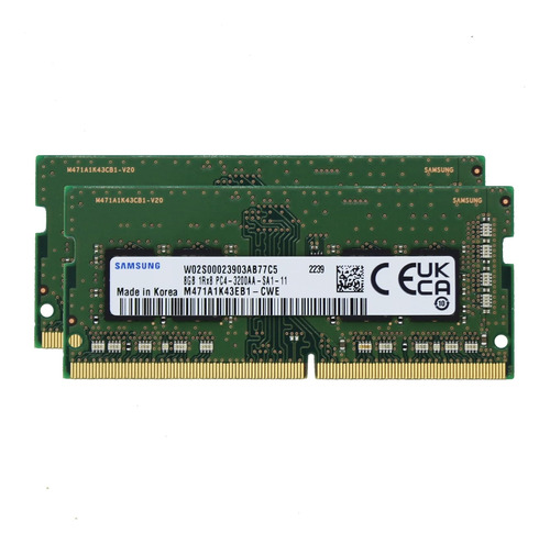 Memoria Ram Samsung, Sodimm, 2x8 Gb, Ddr4, 3200 Mhz, 260 Pin