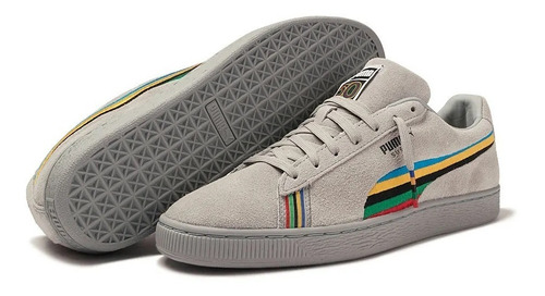 tênis puma suede x power through peace áfrica