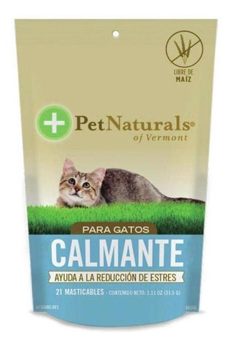 Calmantes Pet Naturals Para Gato (21 Pzs Por Bolsa)