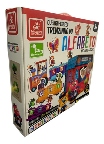 Quebra- Cabeça Trenzinho Do Alfabeto Educativo Montessori