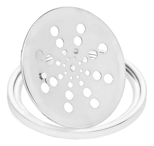 Ralo Redondo Aço Inox 10cm X 10cm E 15cm X 15cm P/ Banheiro