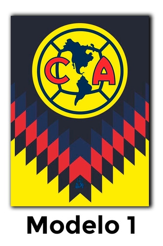 Cuadros Decorativos Futbol Liga Mx - Las Aguilas Del America