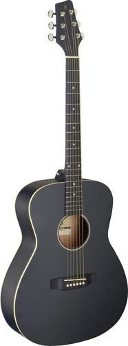 Stagg Guitarra Acústica De 6 Cuerdas, Izquierda (sa35 A-bk.