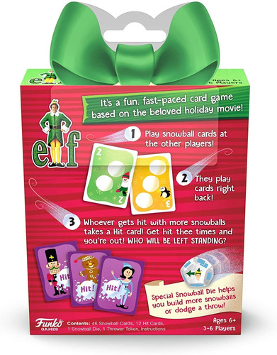 Funko Elf Juego De Cartas Snowball Showdown