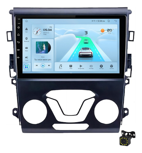 Z0k Sroje Estéreo Android Para Ford Fusion 2014-2019 4+64 G