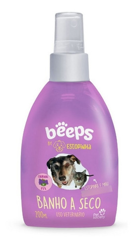 Pet Society Beeps Banho A Seco By Estopinha 200ml