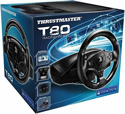 Thrustmaster T80 Racing Wheel (ps4, Pc) Funciona Con Juegos