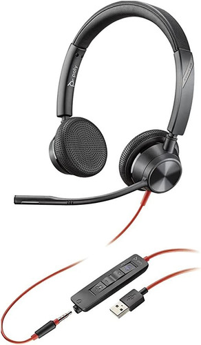 Plantronics Poly Blackwire  Microsoft Usb-a &amp; 0.138 in.