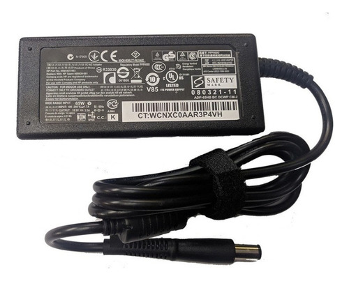 Cargador Para Laptop Hp 18.5v. 3.5a. 65w.  Punta Aguja