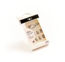 Comprar Uñas Postizas Marrnes X24 Piezas Con Pegamento