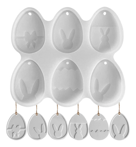 Molde De Silicona Para Huevos De Pascua Moldes De Silicona P