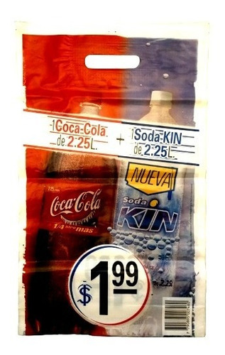 Coca Cola + Soda - Bolsa De Publicidad Usada