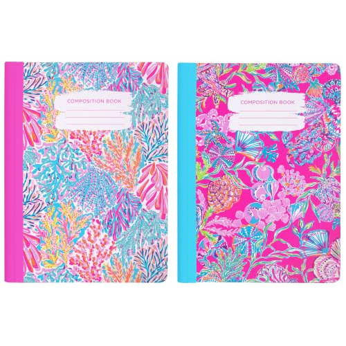 Colorful Composition Notebook Set Of 2, College Ruled P...