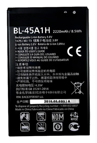Batería Pila Para Teléfono LG K10 2016
