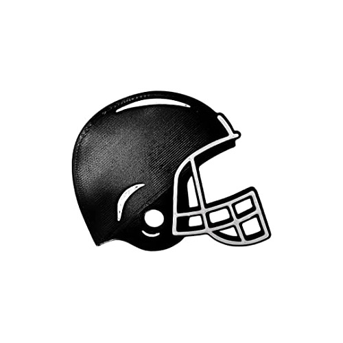 Boglets - Black Football Helmet Charm Accessory Compati...