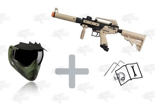 Imagen 2 de 2 de Marcadora Tippmann Cronus Tactical+careta Vforce Cobra Xtrmp