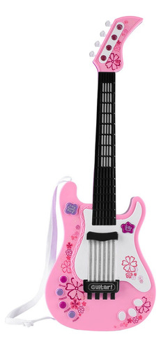 Guitarra Electrónica Musical Multifunción Para Niños