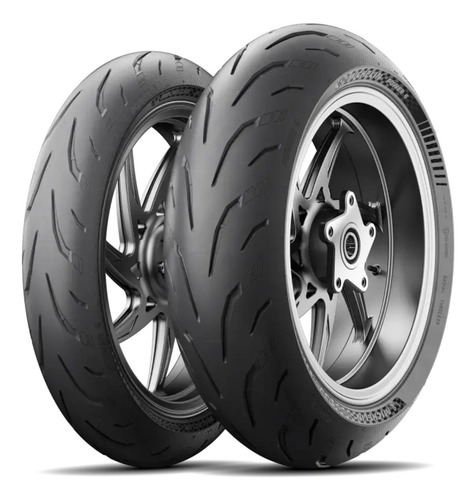 Par Pneu Michelin Power 6 120/70 Zr17 + 190/55 Zr17 Tl