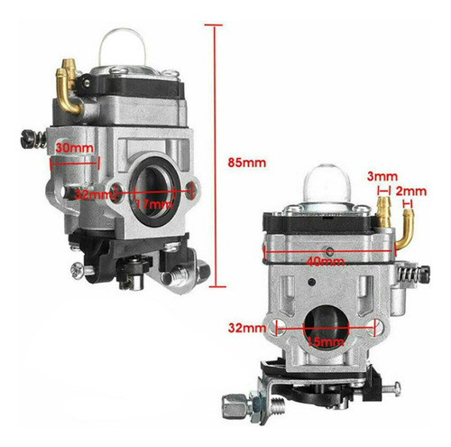 Carburador Desbrozadora 43-52cc Compatible Con Osaka Hyundai