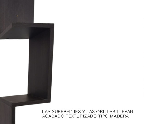 Repisa Esquinero Estante Flotante De Madera 3 Niveles 85x15 Color Roble Dakar