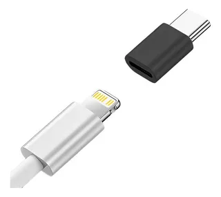 Adaptador Usb Tipo C Macho Para Lightning Fêmea iPhone