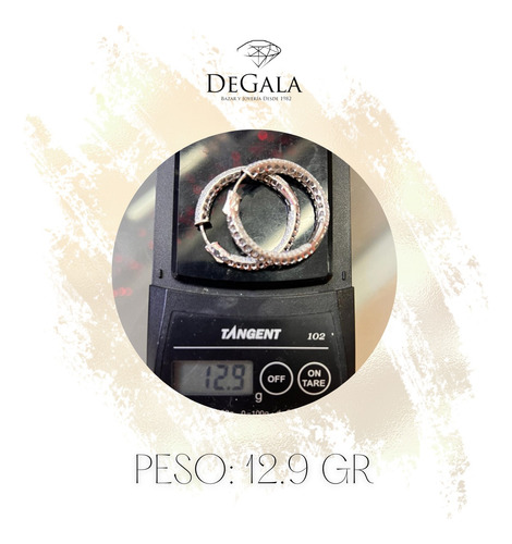 Aretes Tipo Arracadas De Plata 925 Con Moissanitas