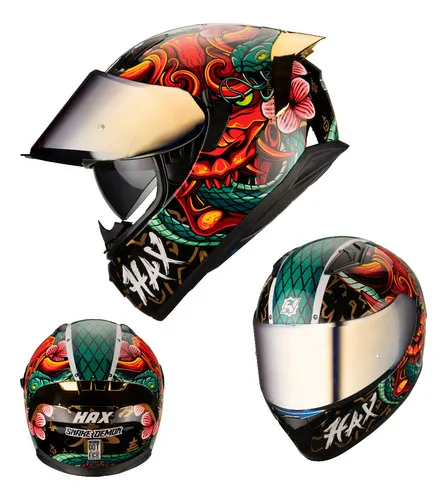 Casco Integral Moto Edge Marvel Wolverine Motos.shop