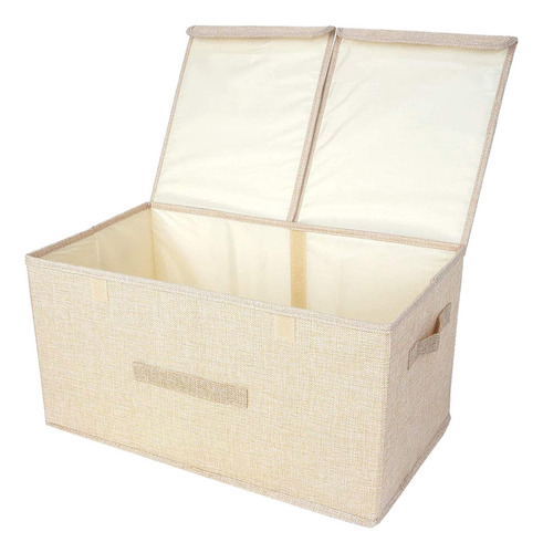 Caja De Almacenamiento W, Tela De Lino, Ropa, Cestas Para Ju