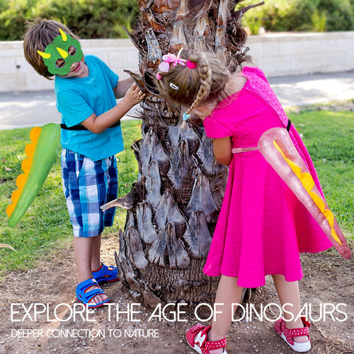 Disfraz De Cola De Dinosaurio Brillante Para Niños, Cola De Dragón Para Niños Y Niñas, Triceratops De Vestir A Dino Regalos De Fiesta De Cumpleaños
