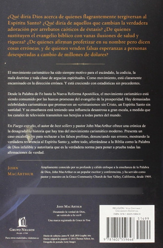 Libro Fuego Extraño: El Peligro De Ofender Al Espíritu Santo