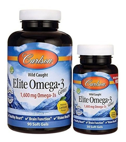 Carlson Labs - Norwegian Elite Omega-3 Gems Fish Oil Resiste