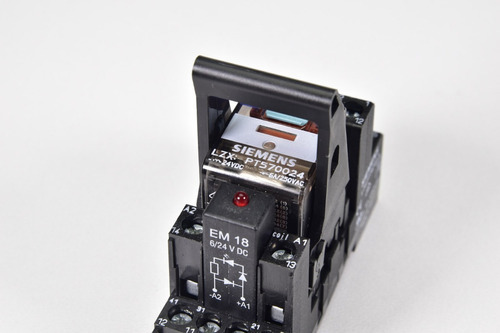 Relé Enchufable 24 V Dc Módulo Led Siemens Lzs:pt5a5l24