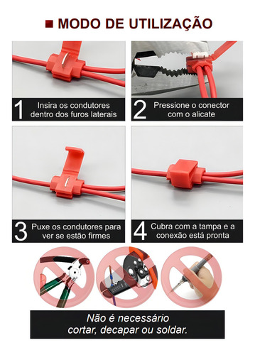 Kit de empalmes de conectores Az Shunt, cable de derivación de 1,5 a 2,5 mm², 3 MB