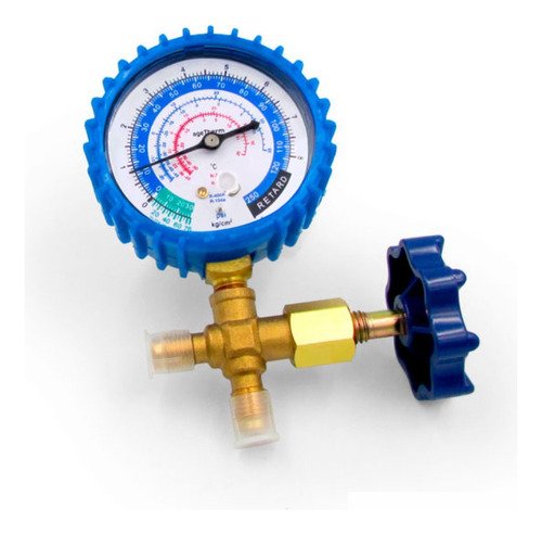 Manifold Baixa 1 Via Simples Para Gás R12/r22/r134a/r404a
