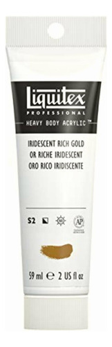 Liquitex Heavy Body Pintura Acrílica Iridescent Rich Gold